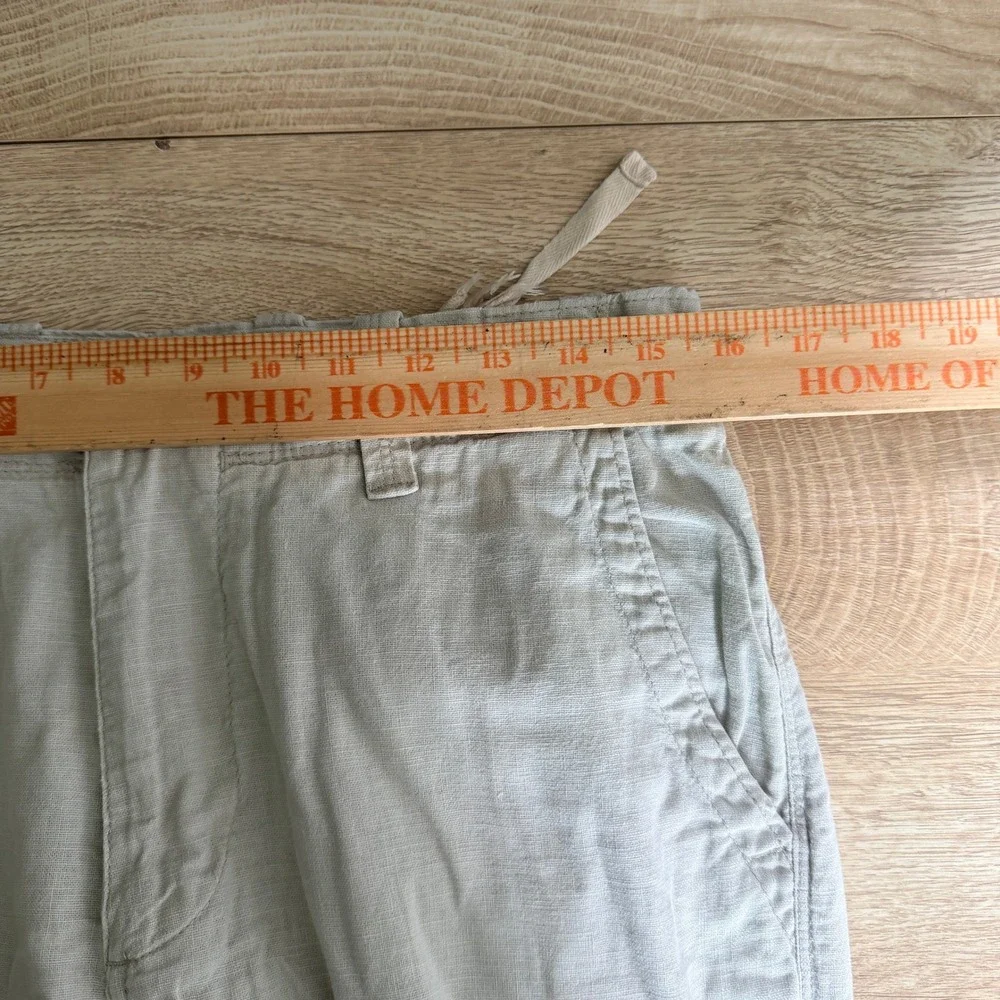 Vintage Banana Republic Linen Blend Pants Mens Actual 30x30‎ Beige Straight Leg